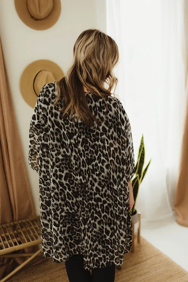 Animal Woven Kimono