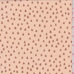 Apricot Diamond Chiffon Fabric