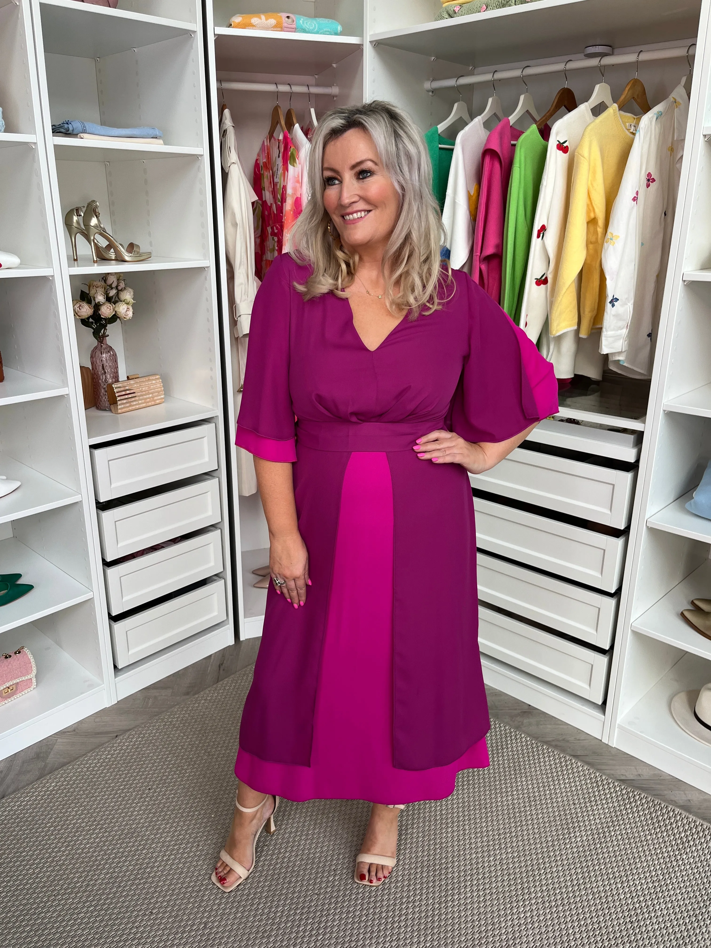 Arabella Plum Dress
