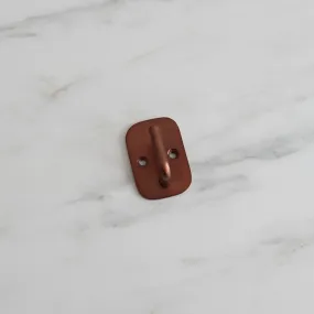 Browned Brass Wall Plate Hook