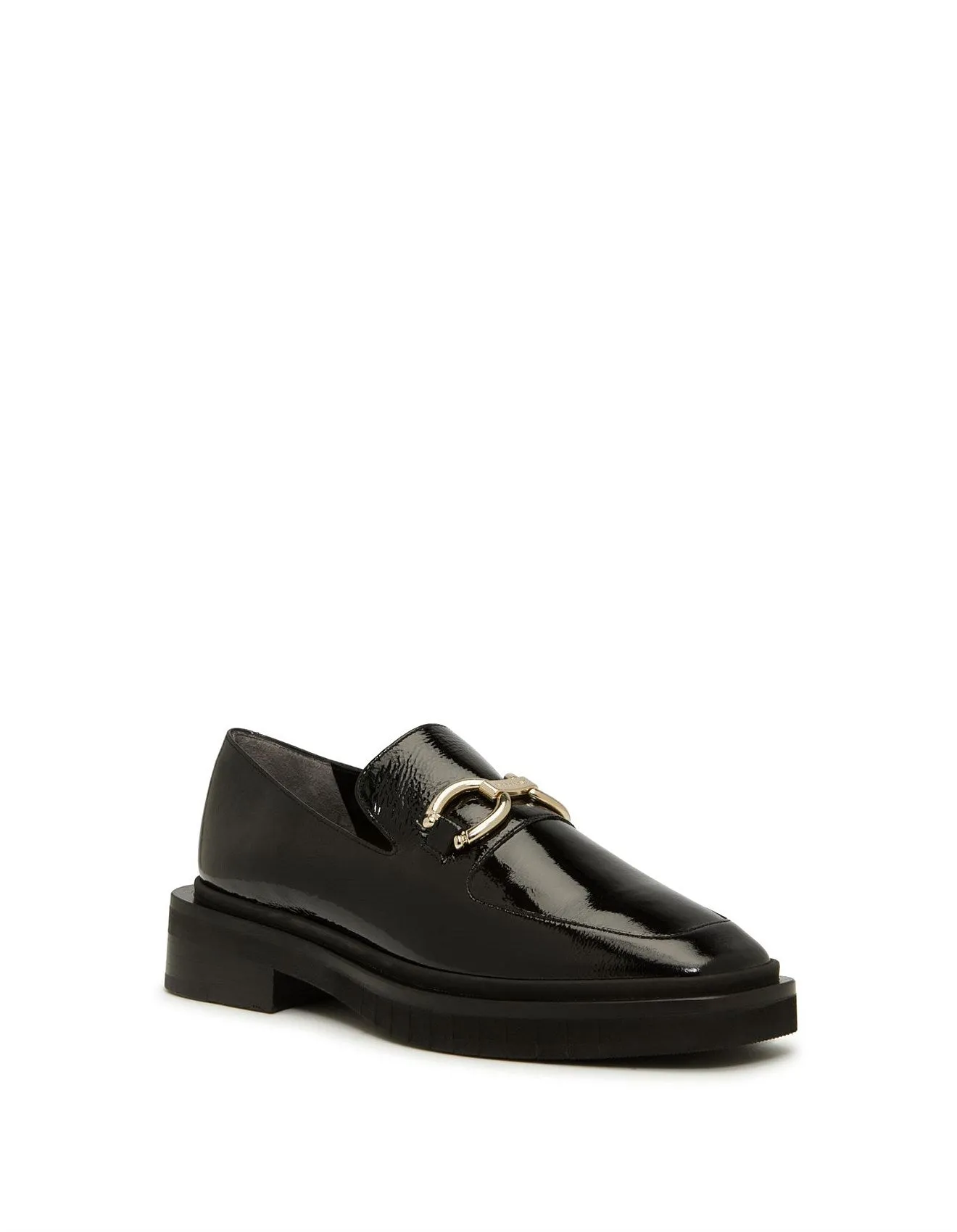 Bumper Black Patent Leather Loafers (carry over style)