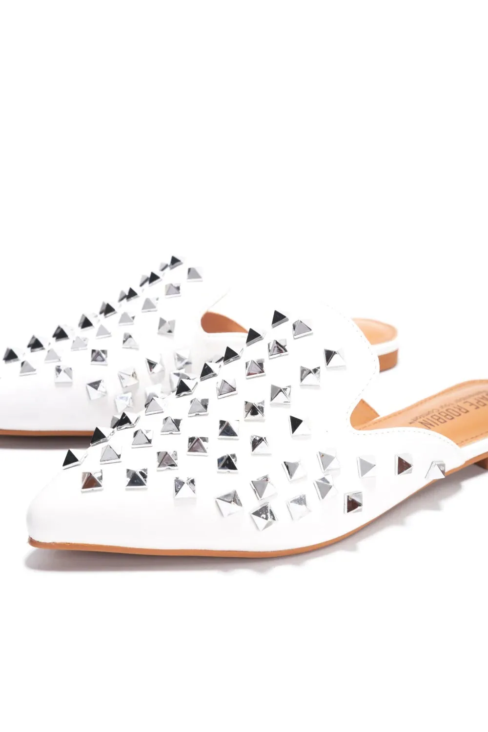 Cape Robbin Closed Toe Sandals Women mules for woman Pointed Toe Flats For Women Pointed Toe Slip On Flats