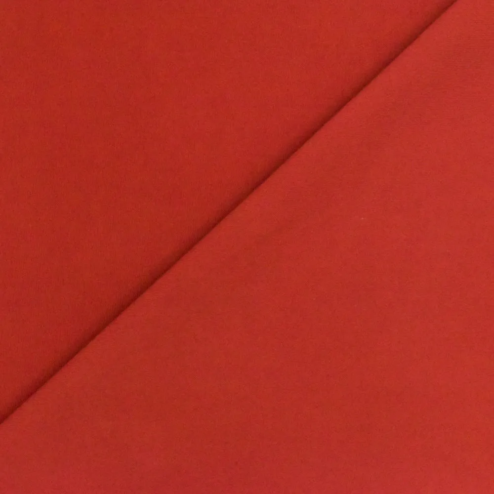 Deep Orange Famous Maker Solid Stretch Tricot Yoga Swimwear Knit Fabric