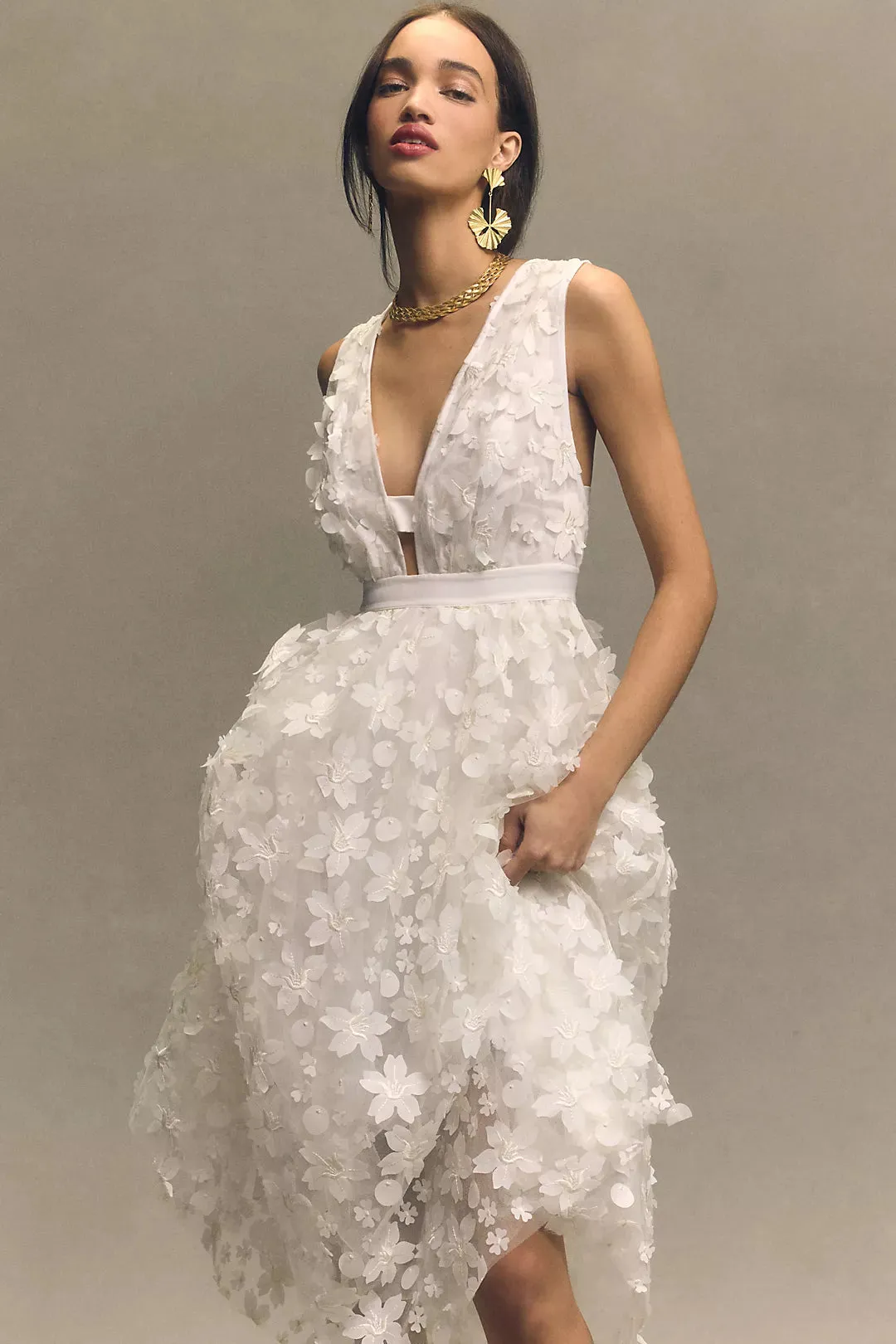 Dress 3801: Bhldn "Stevie" waist 38