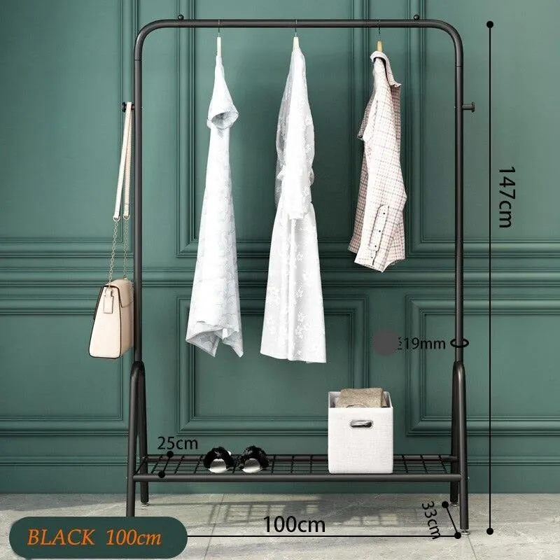 Elegant Multi-Functional Clothes Organizer with Balcony Drying Feature & Stylish Display Rack - Effortlessly Manage, Dry, and Showcase Your Wardrobe