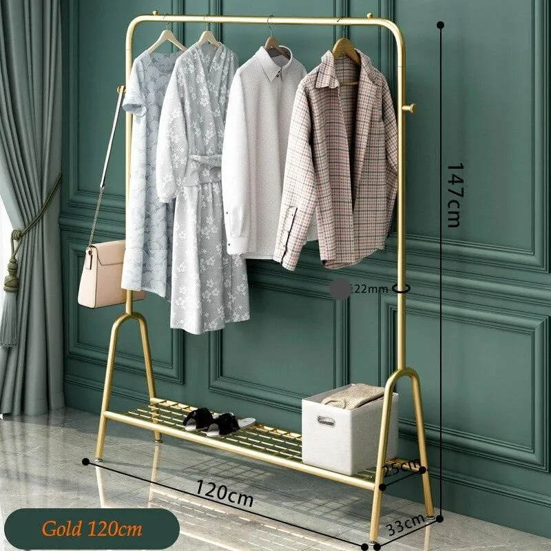 Elegant Multi-Functional Clothes Organizer with Balcony Drying Feature & Stylish Display Rack - Effortlessly Manage, Dry, and Showcase Your Wardrobe