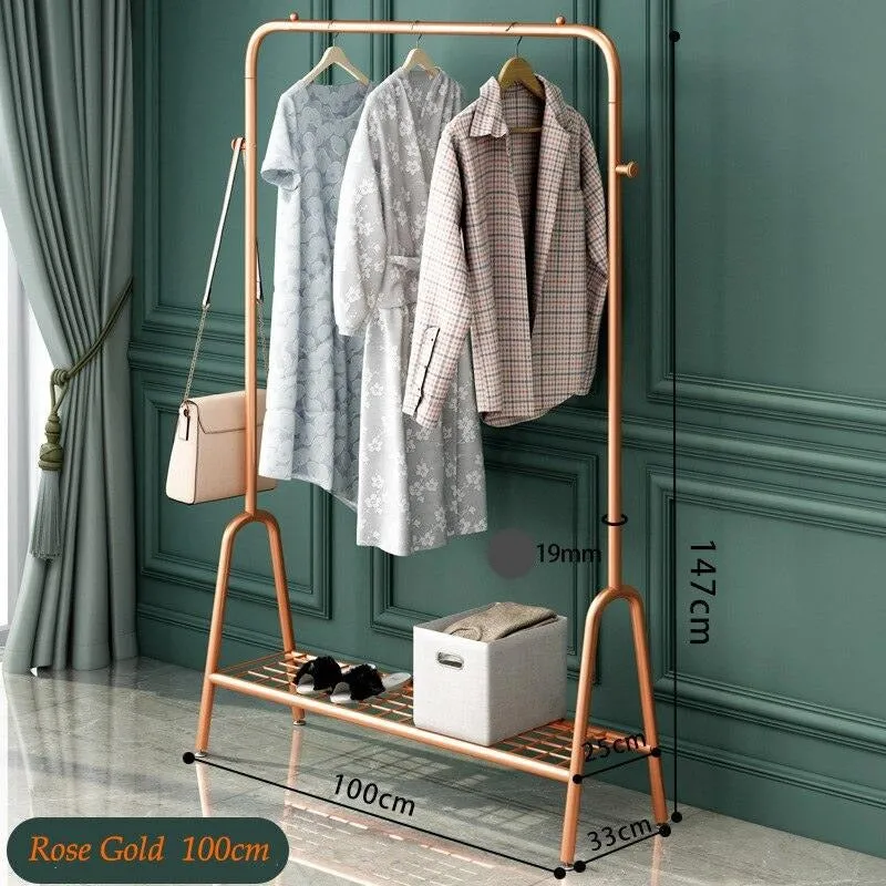 Elegant Multi-Functional Clothes Organizer with Balcony Drying Feature & Stylish Display Rack - Effortlessly Manage, Dry, and Showcase Your Wardrobe