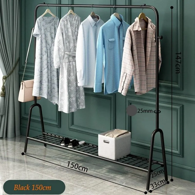 Elegant Multi-Functional Clothes Organizer with Balcony Drying Feature & Stylish Display Rack - Effortlessly Manage, Dry, and Showcase Your Wardrobe