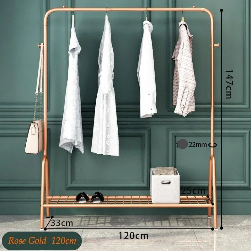 Elegant Multi-Functional Clothes Organizer with Balcony Drying Feature & Stylish Display Rack - Effortlessly Manage, Dry, and Showcase Your Wardrobe