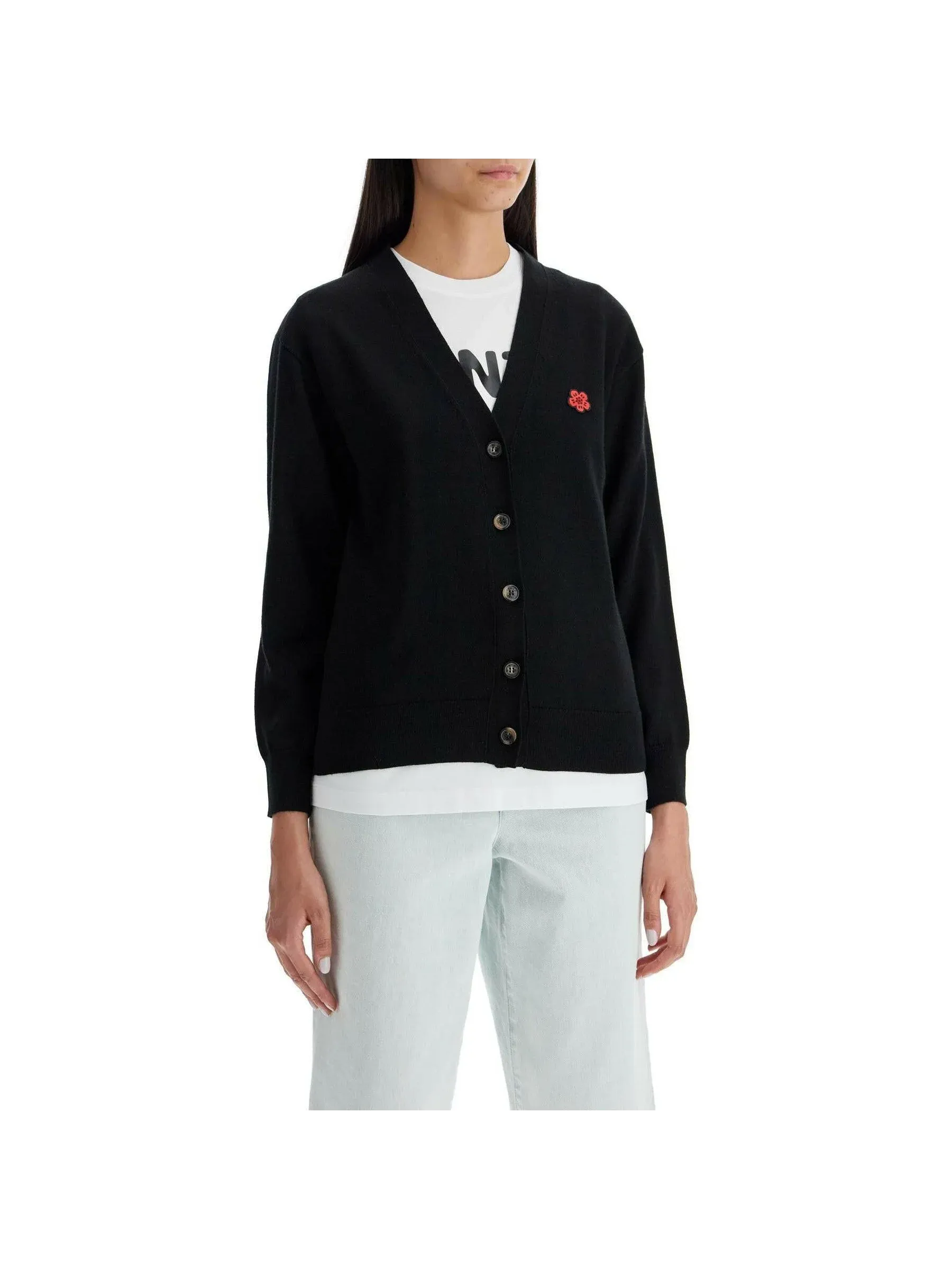 Embroidered Boke Flower Sweater