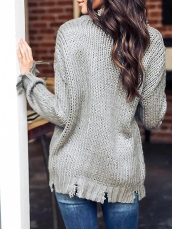 Embroidered sweater