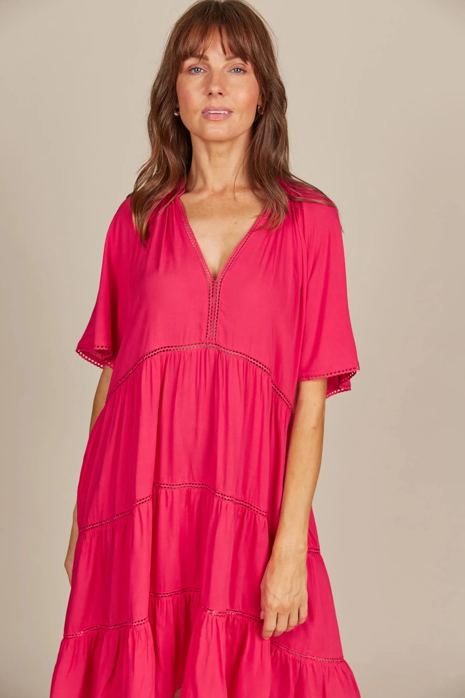 Esme Dress Raspberry