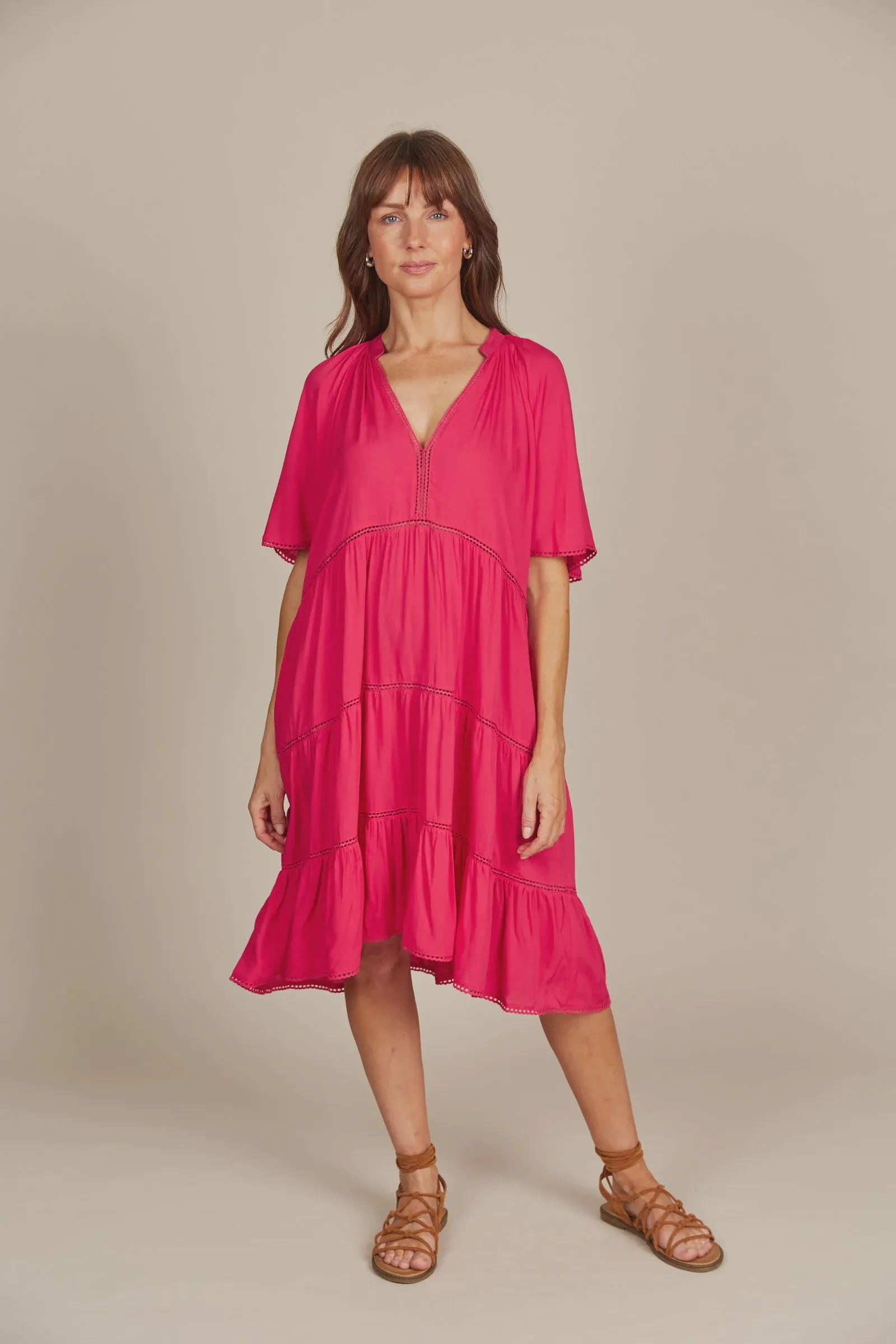 Esme Dress Raspberry