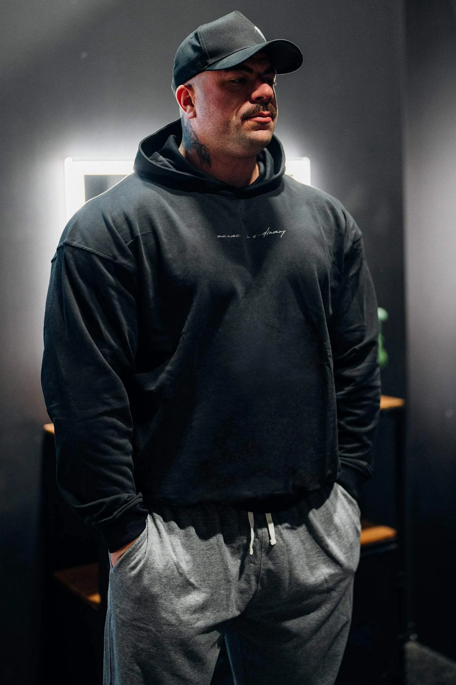 Essentials Relaxed Hoodie - Black