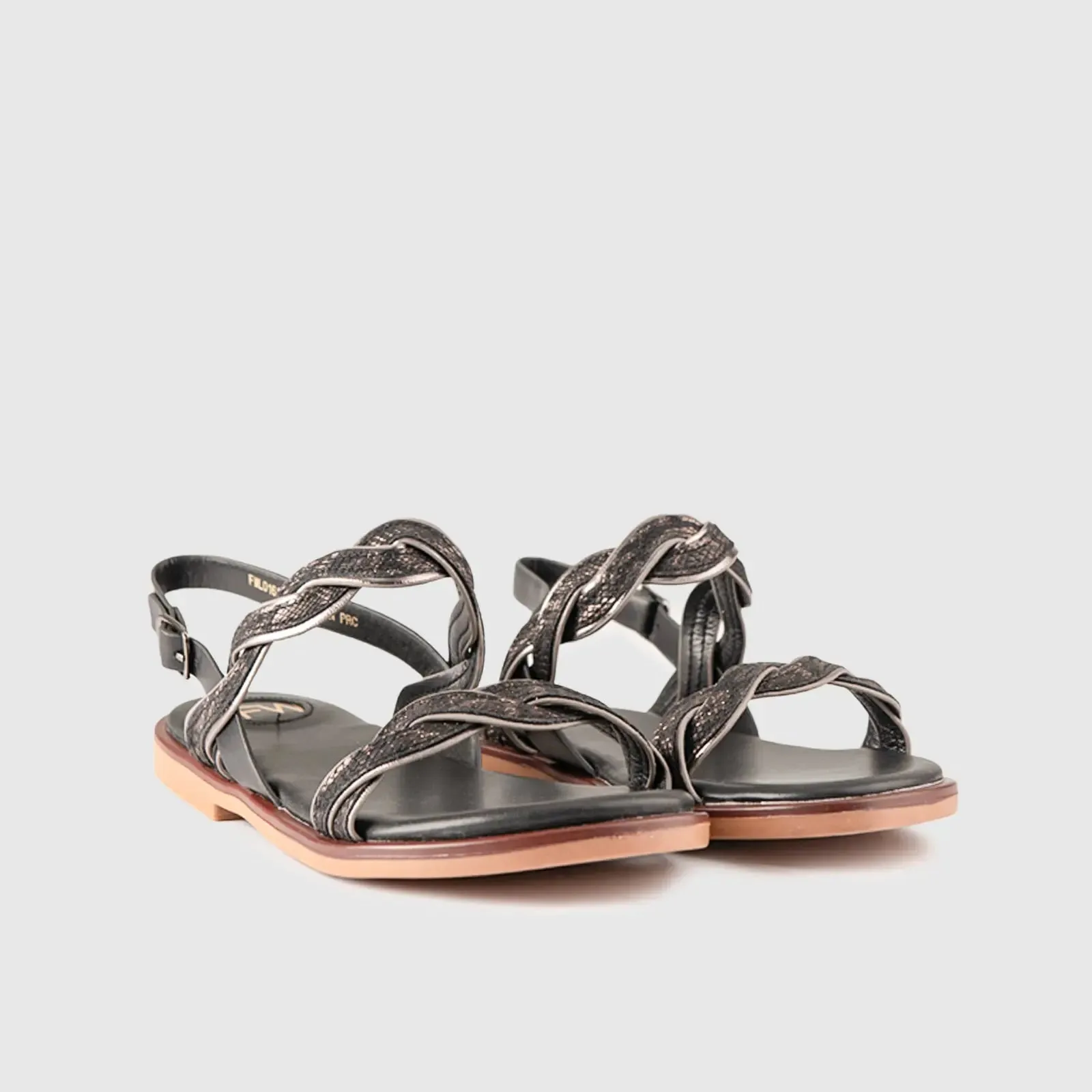 Flat Sandal 01615 Black