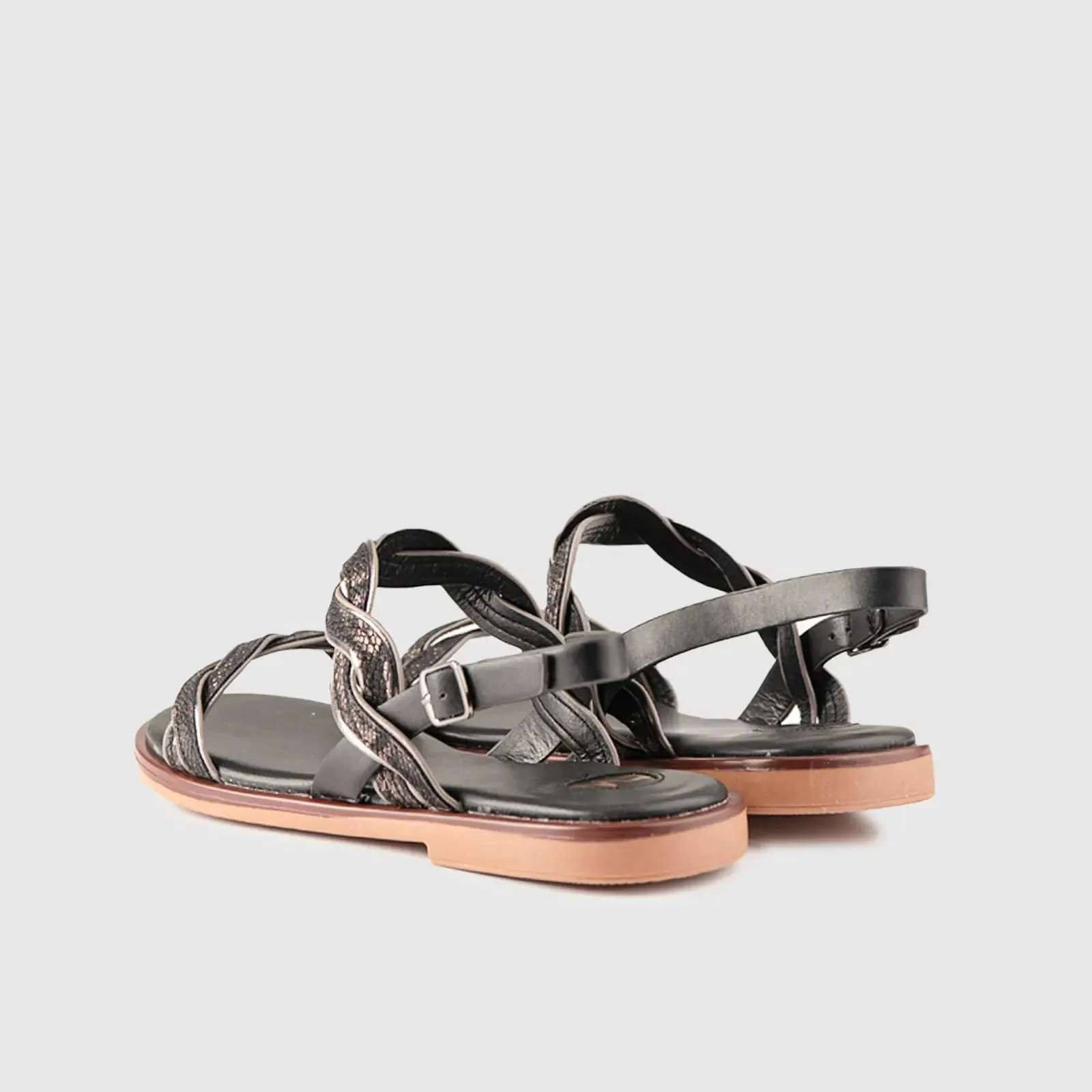 Flat Sandal 01615 Black
