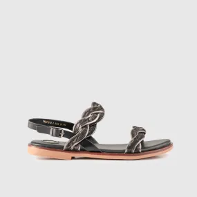 Flat Sandal 01615 Black