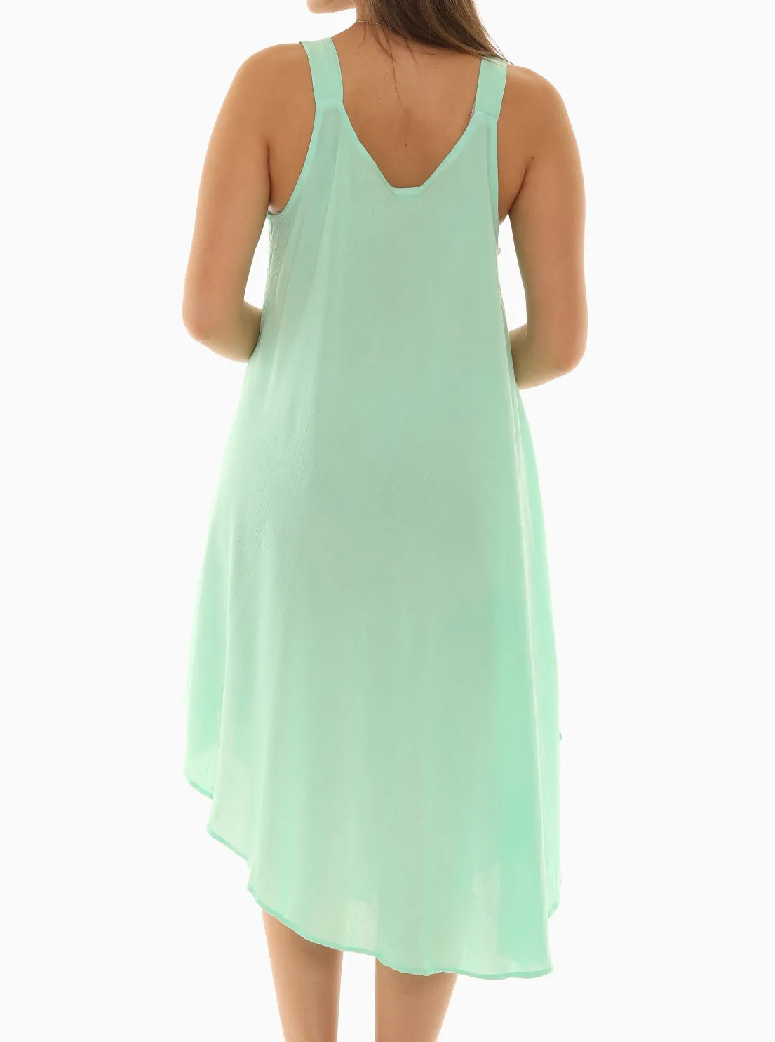 Floral Scoop Neck Sleeveless Sundress