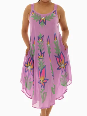 Floral Scoop Neck Sleeveless Sundress