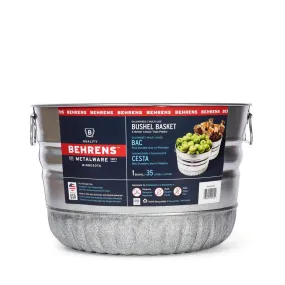 Galvanized Steel Bushel/Utility Basket