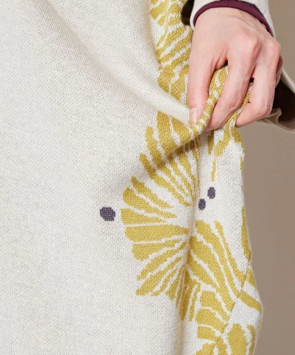 Ginkgo Pattern Knit HAORI