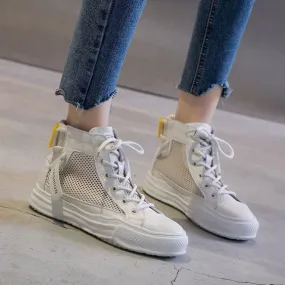 High Top Breathable Mesh Sneaker Shoes