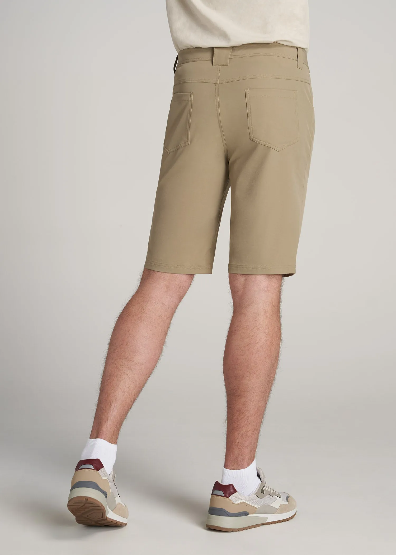 Hiking Shorts for Tall Men in Tan