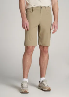 Hiking Shorts for Tall Men in Tan