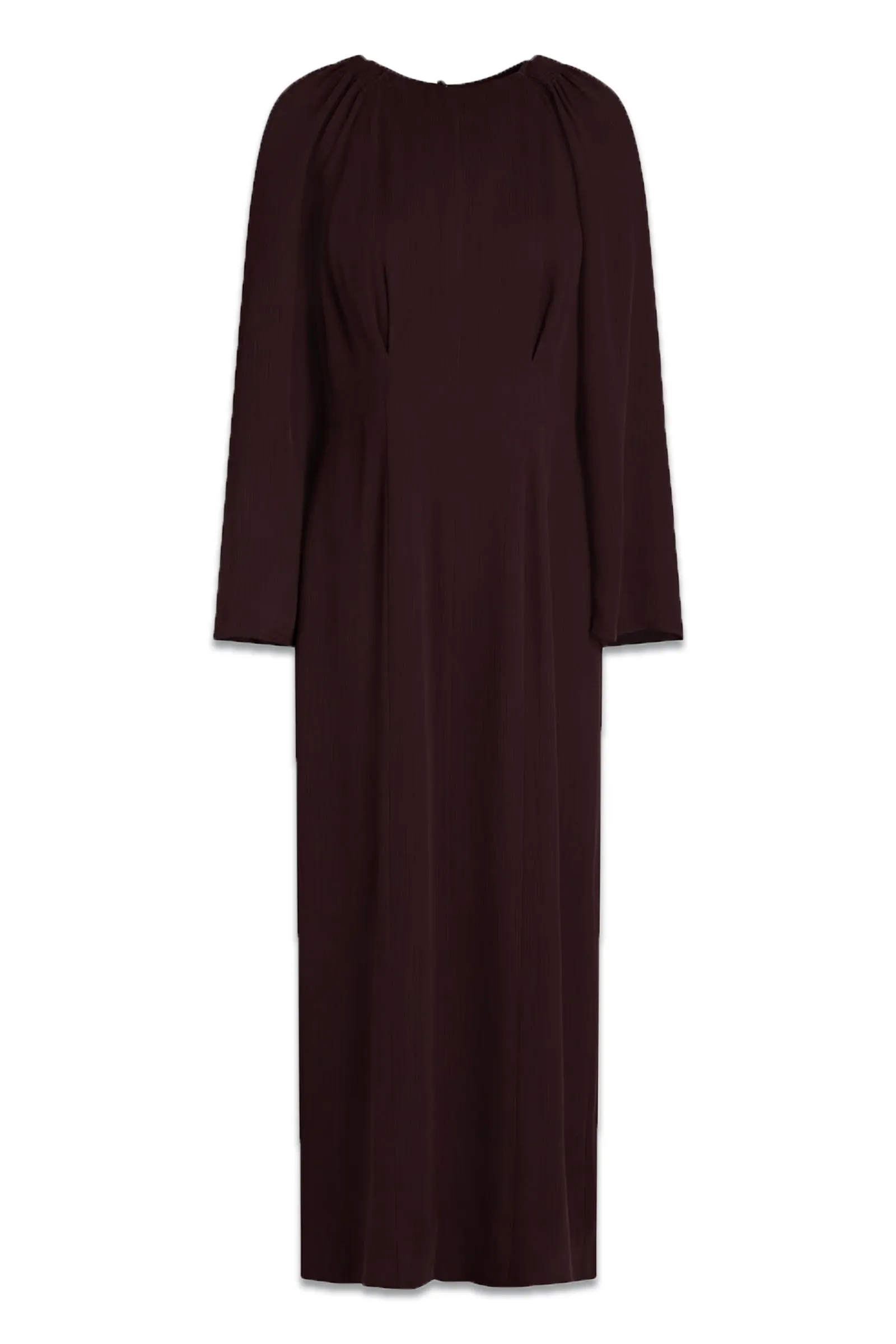 Hollie Washed Silk-crepon Midi Dress