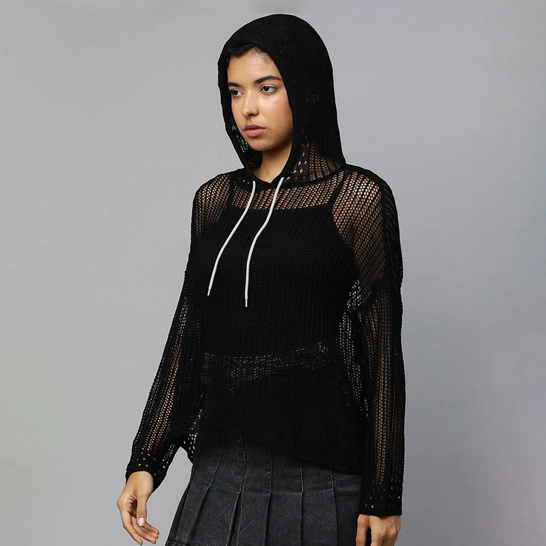 Knitted Hoodie