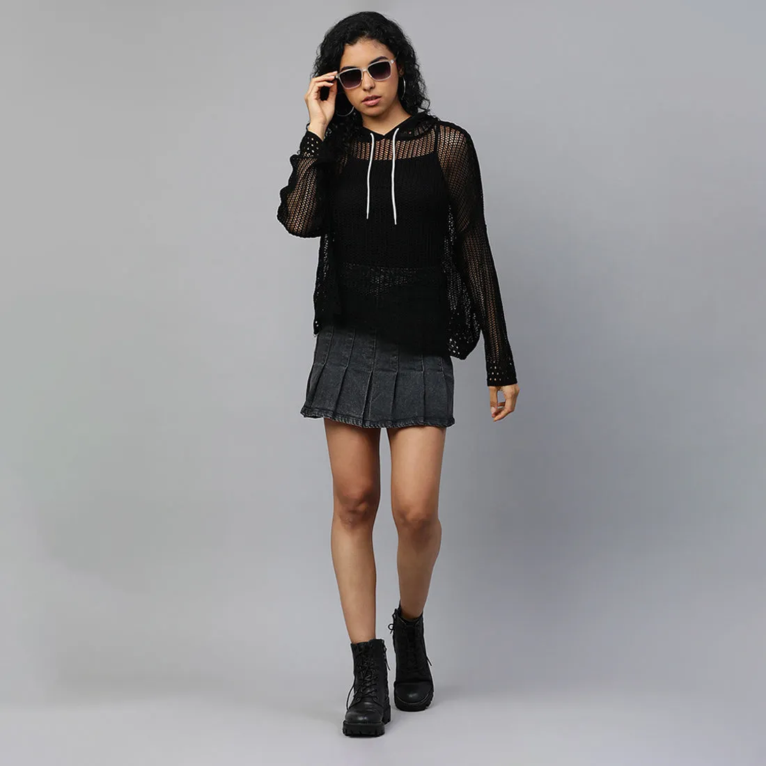 Knitted Hoodie