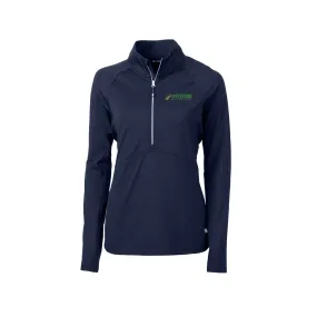 Ladies Adapt Eco Knit Stretch Recycled Half Zip