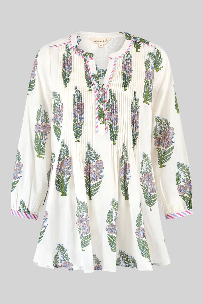 Logan Pintuck Blouse