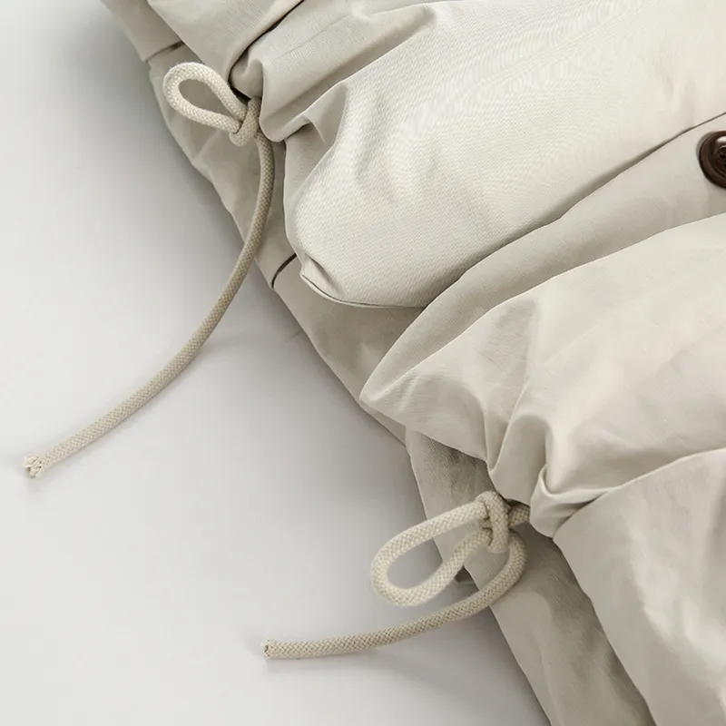 LOOSE SHOULDER COTTON VEST FOR A/W