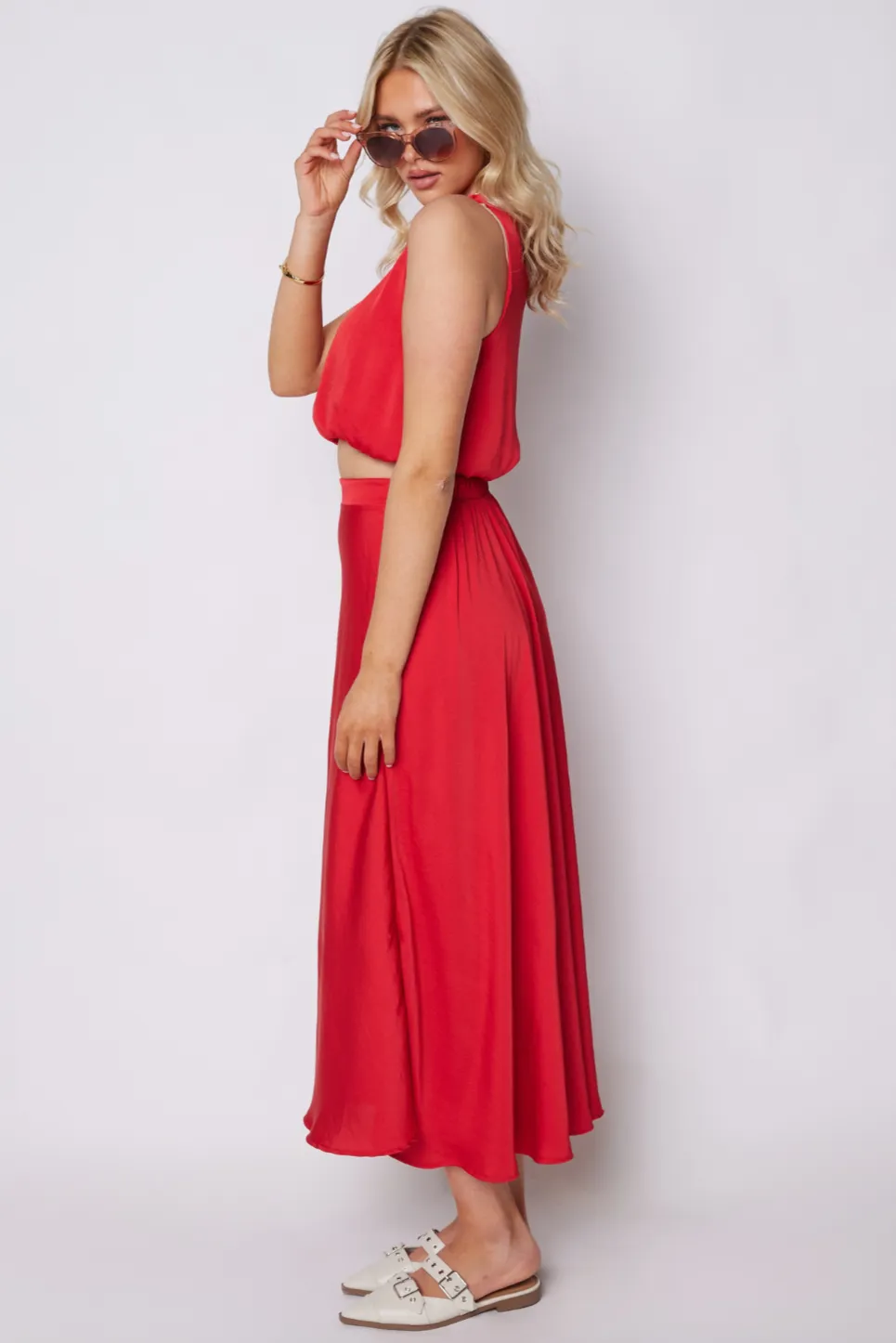 Maria Midi Swing Skirt