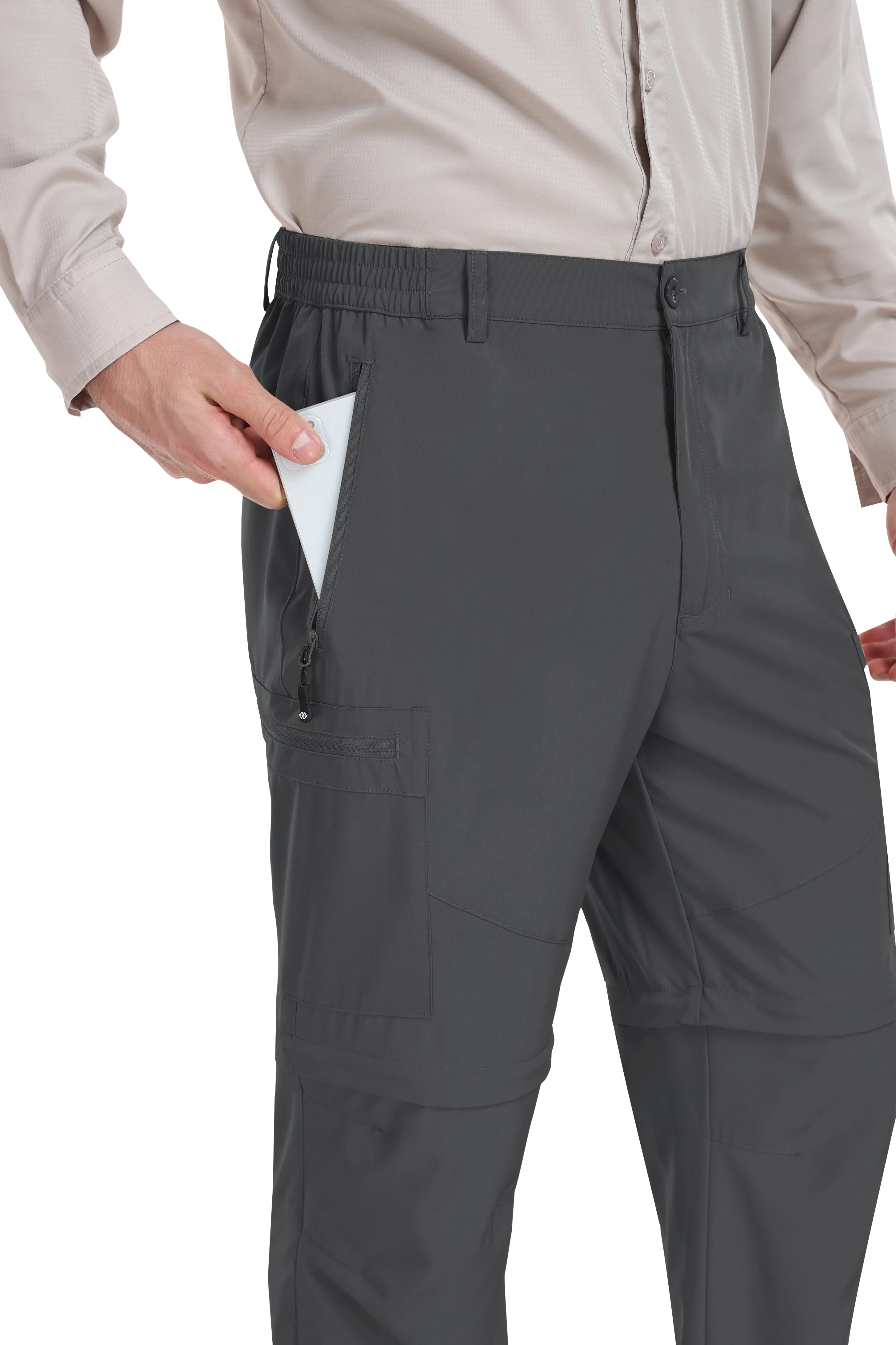 Men's outdoor hiking shorts and trousers