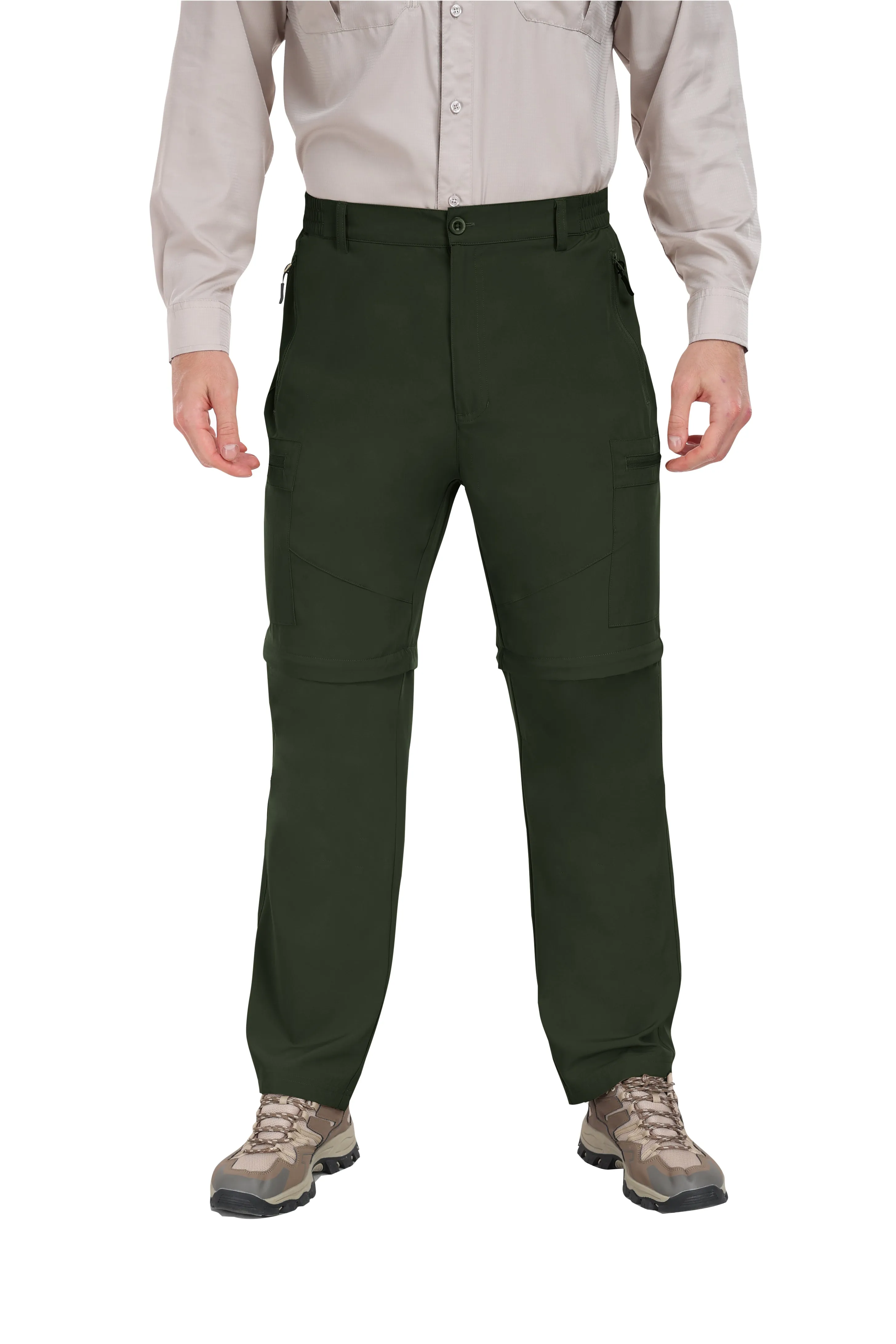 Men's outdoor hiking shorts and trousers