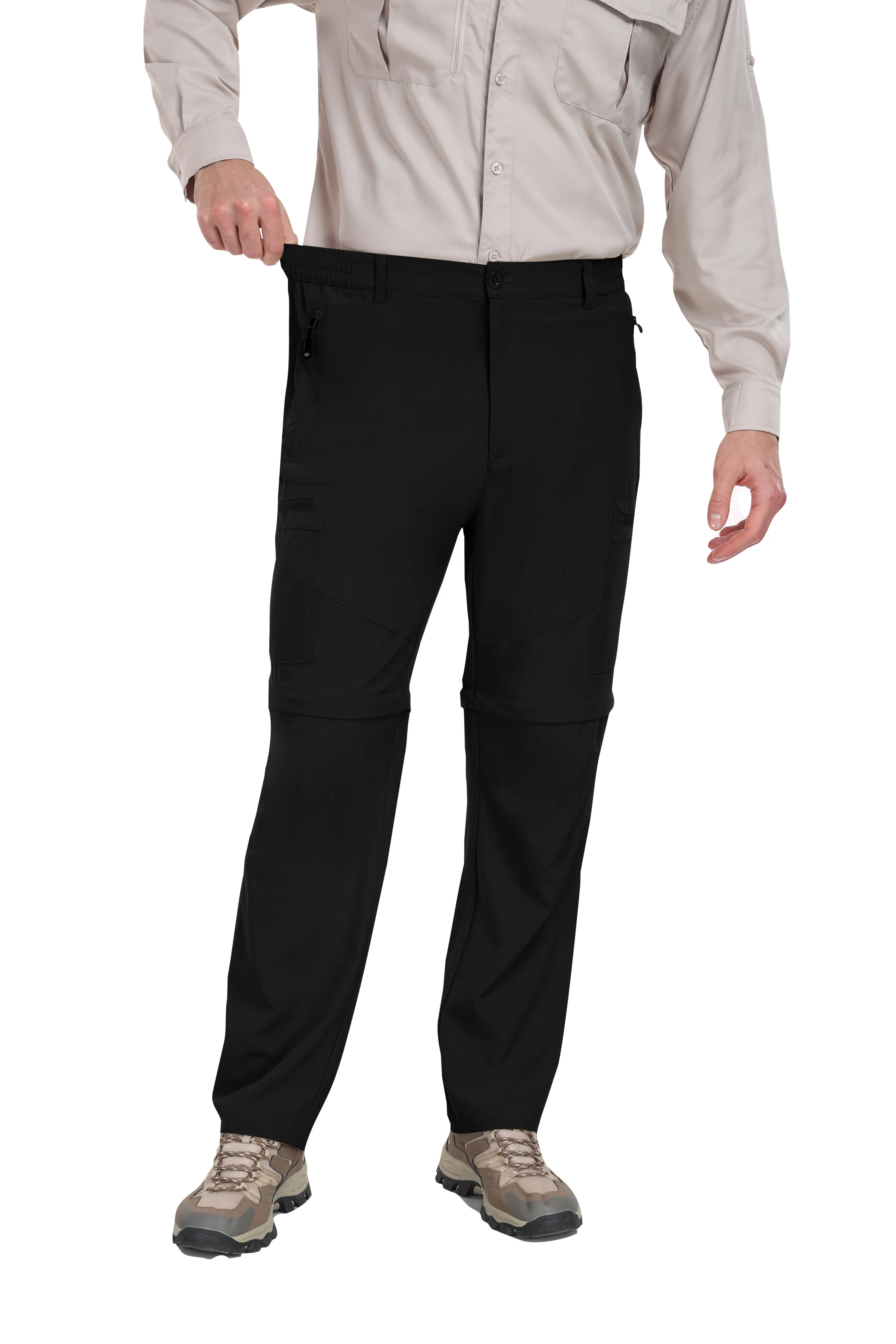 Men's outdoor hiking shorts and trousers