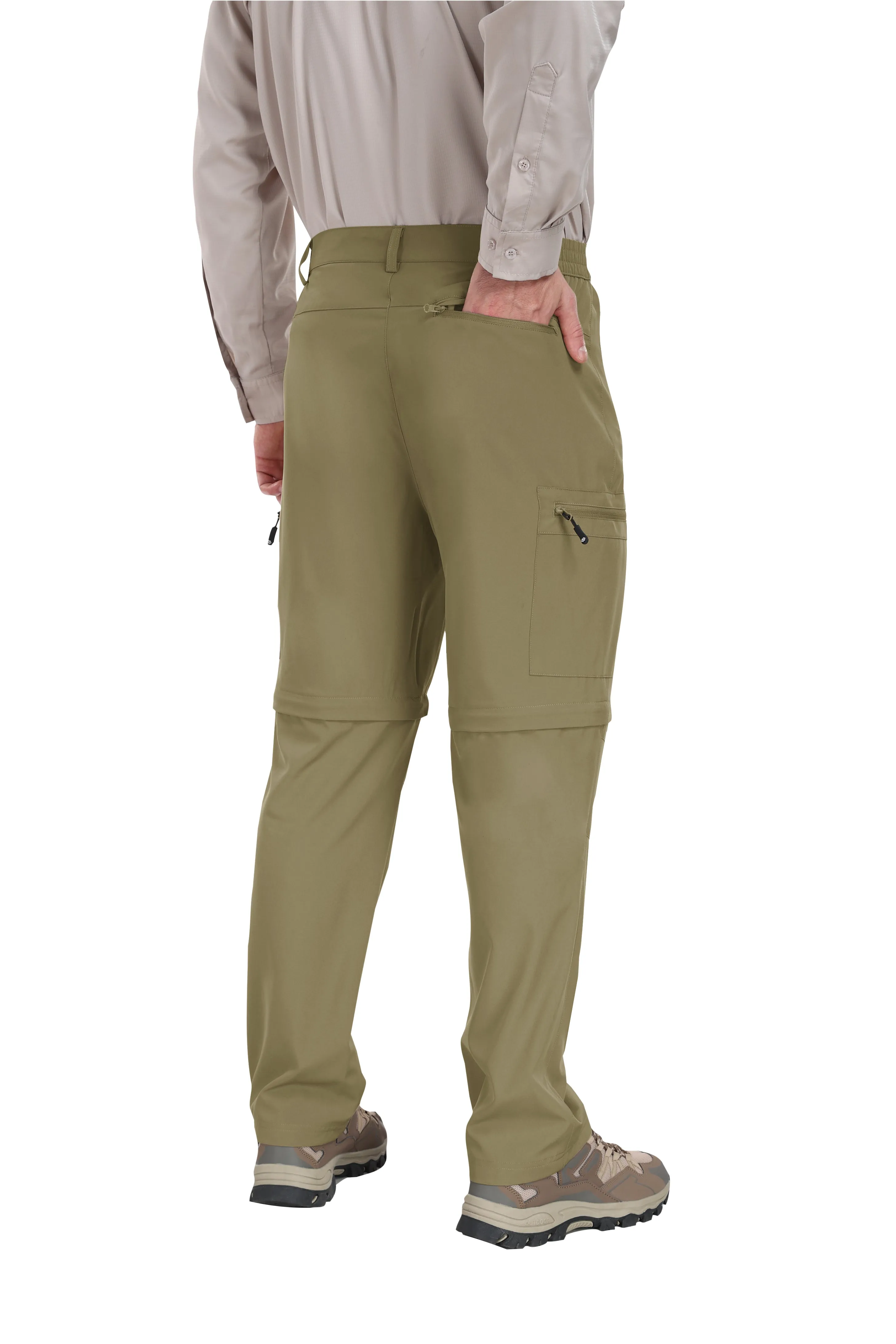 Men's outdoor hiking shorts and trousers