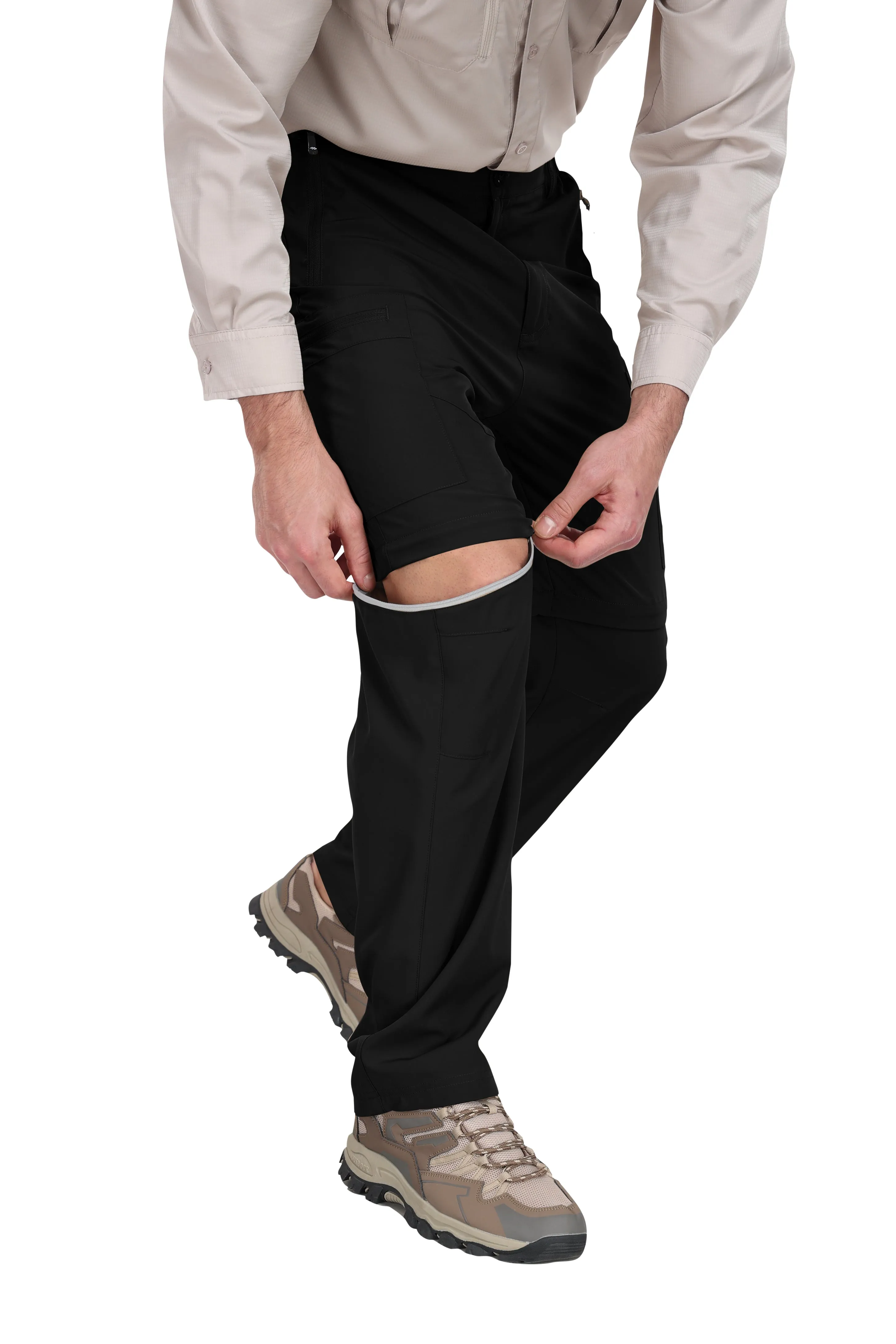 Men's outdoor hiking shorts and trousers