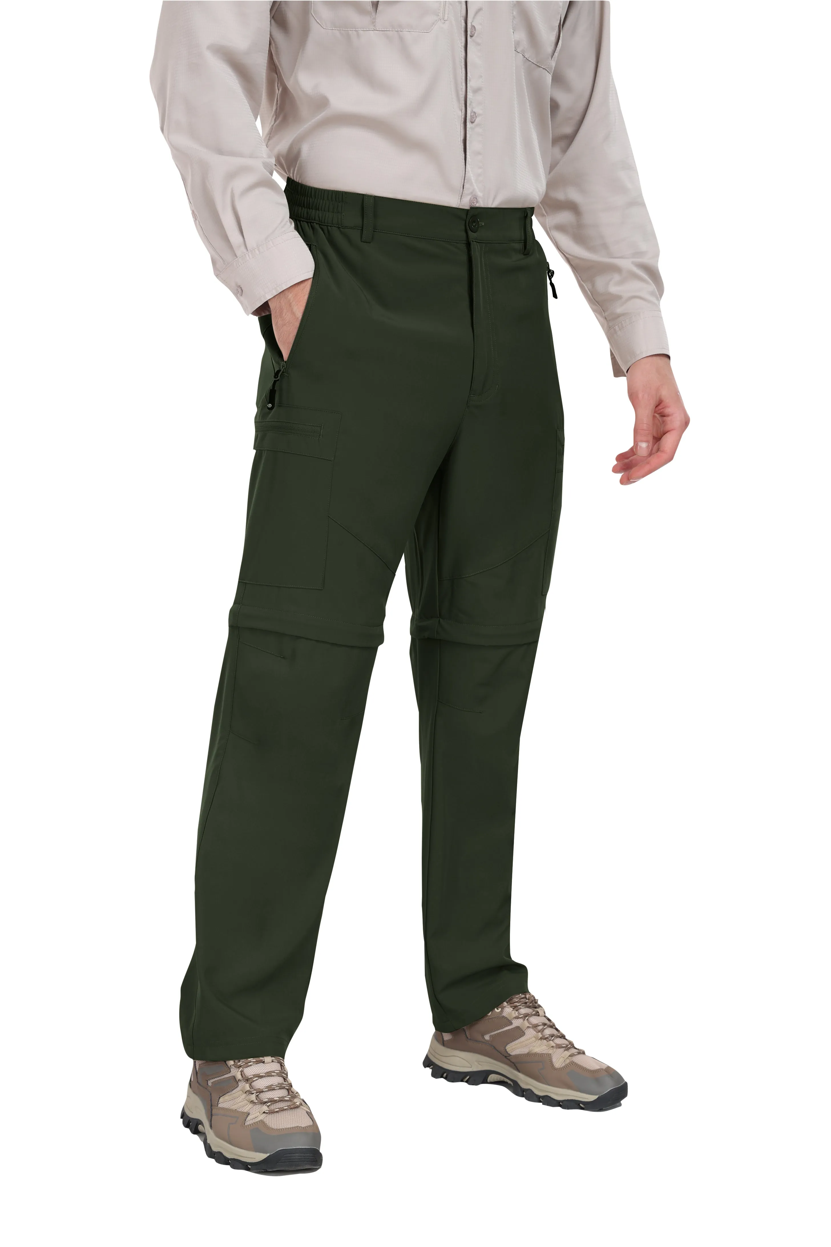Men's outdoor hiking shorts and trousers