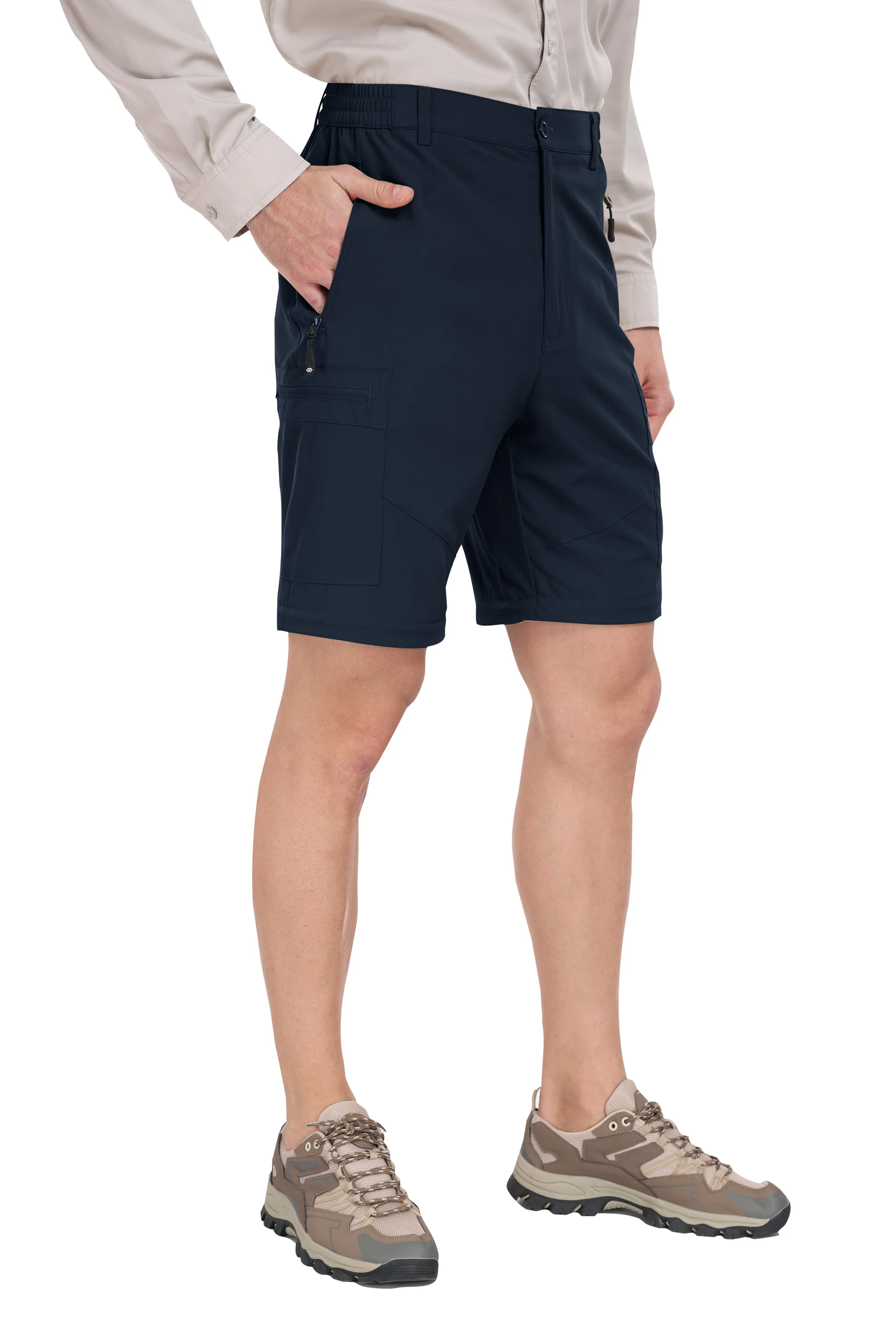 Men's outdoor hiking shorts and trousers
