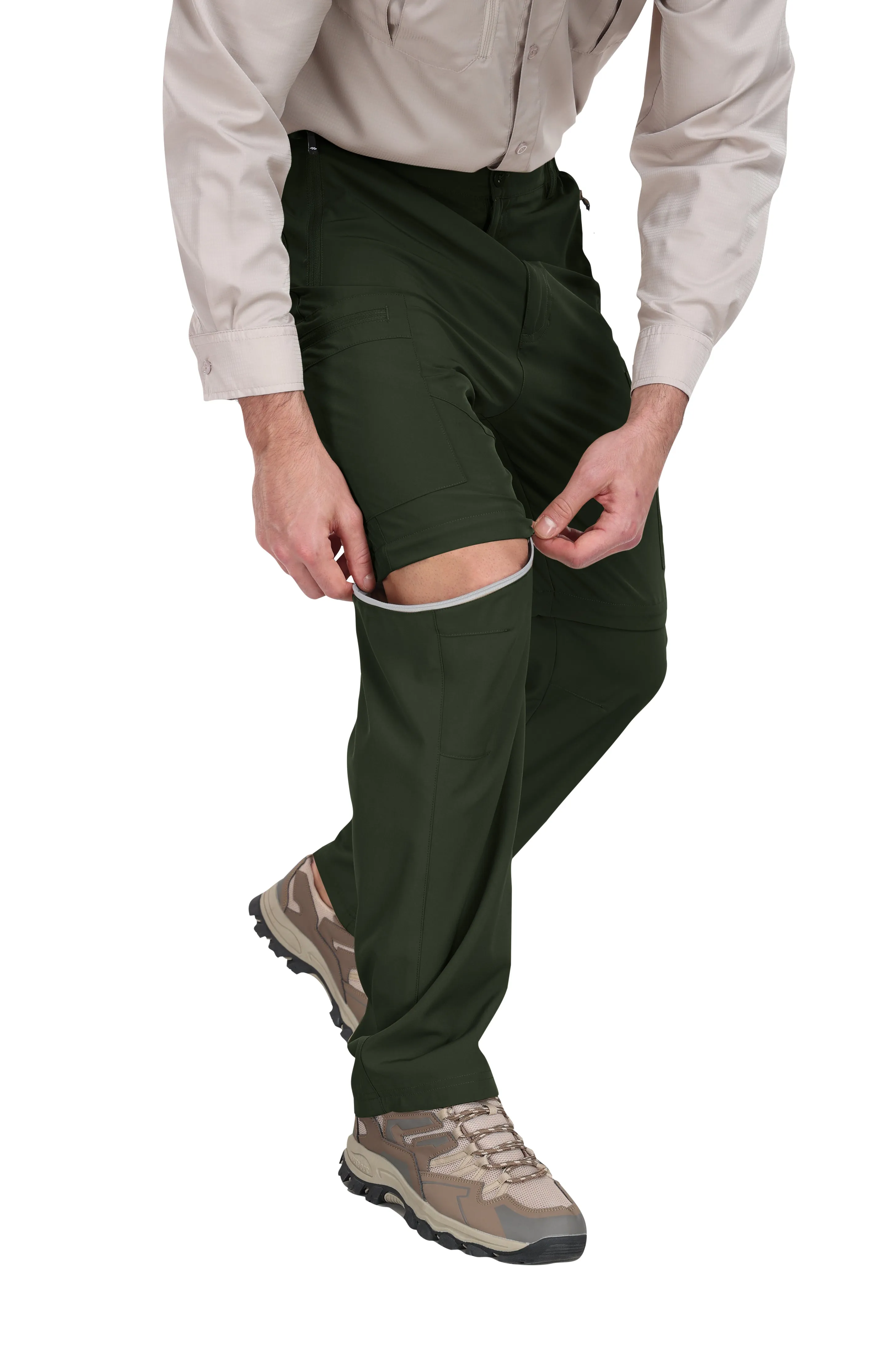 Men's outdoor hiking shorts and trousers