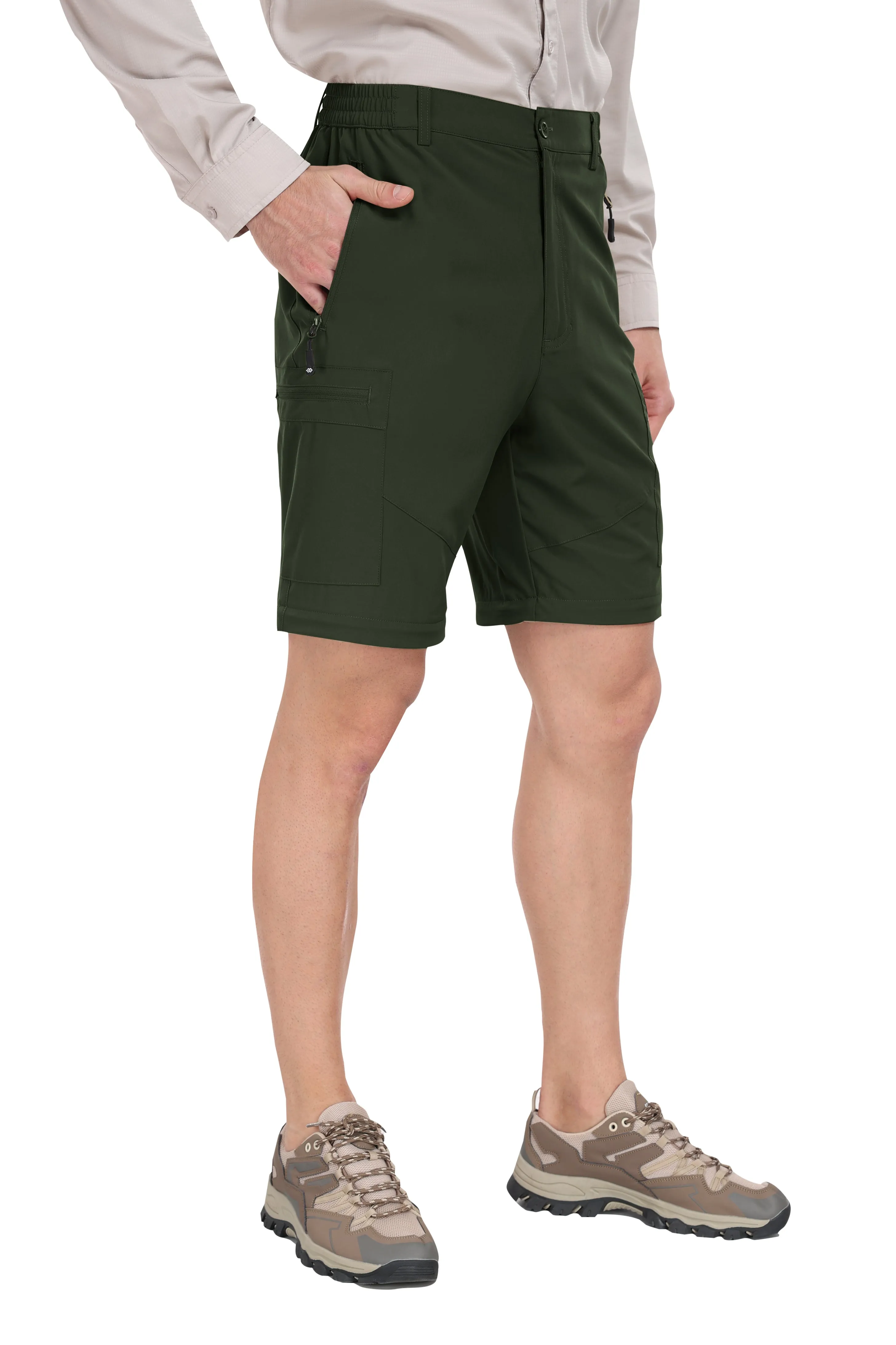 Men's outdoor hiking shorts and trousers