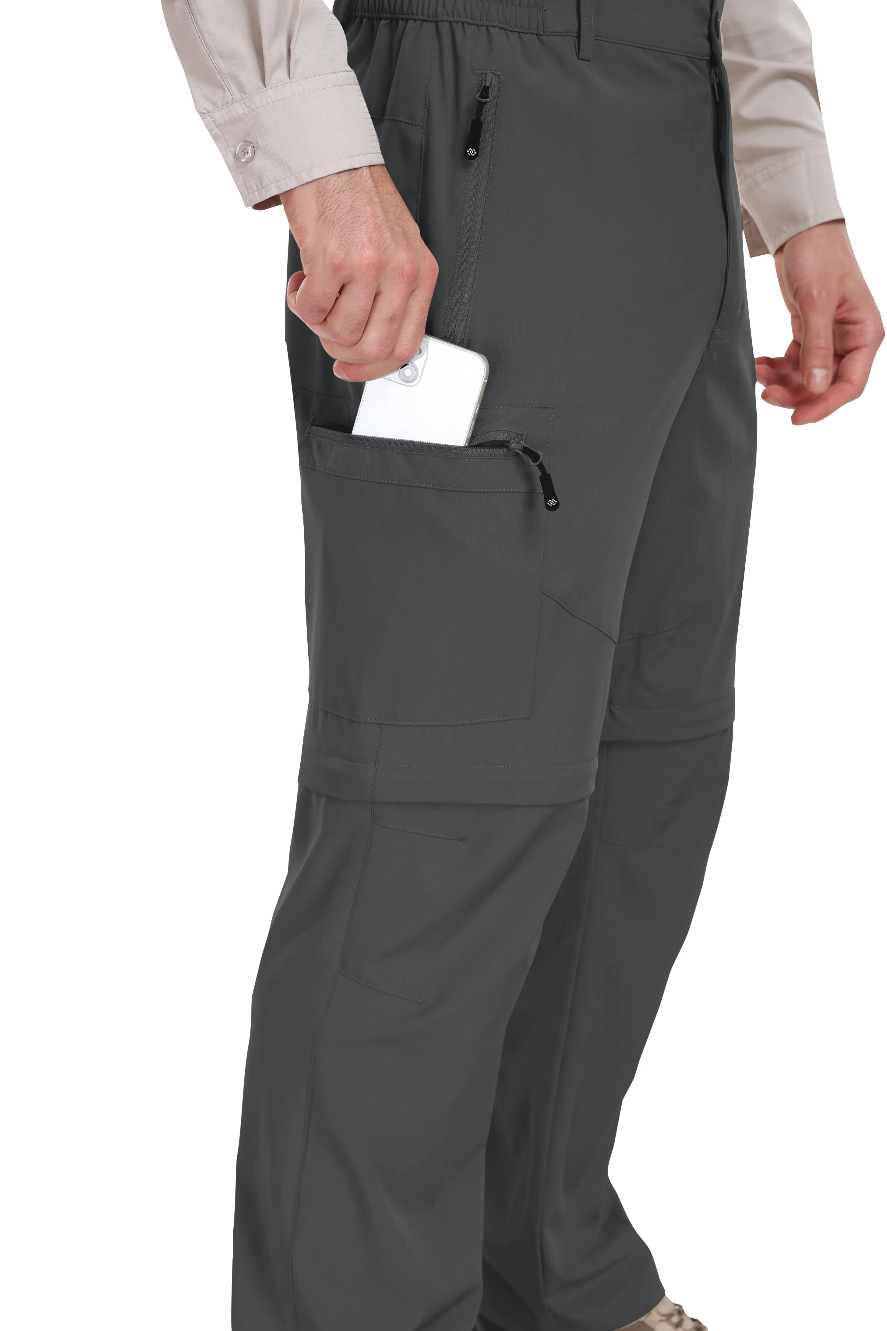 Men's outdoor hiking shorts and trousers