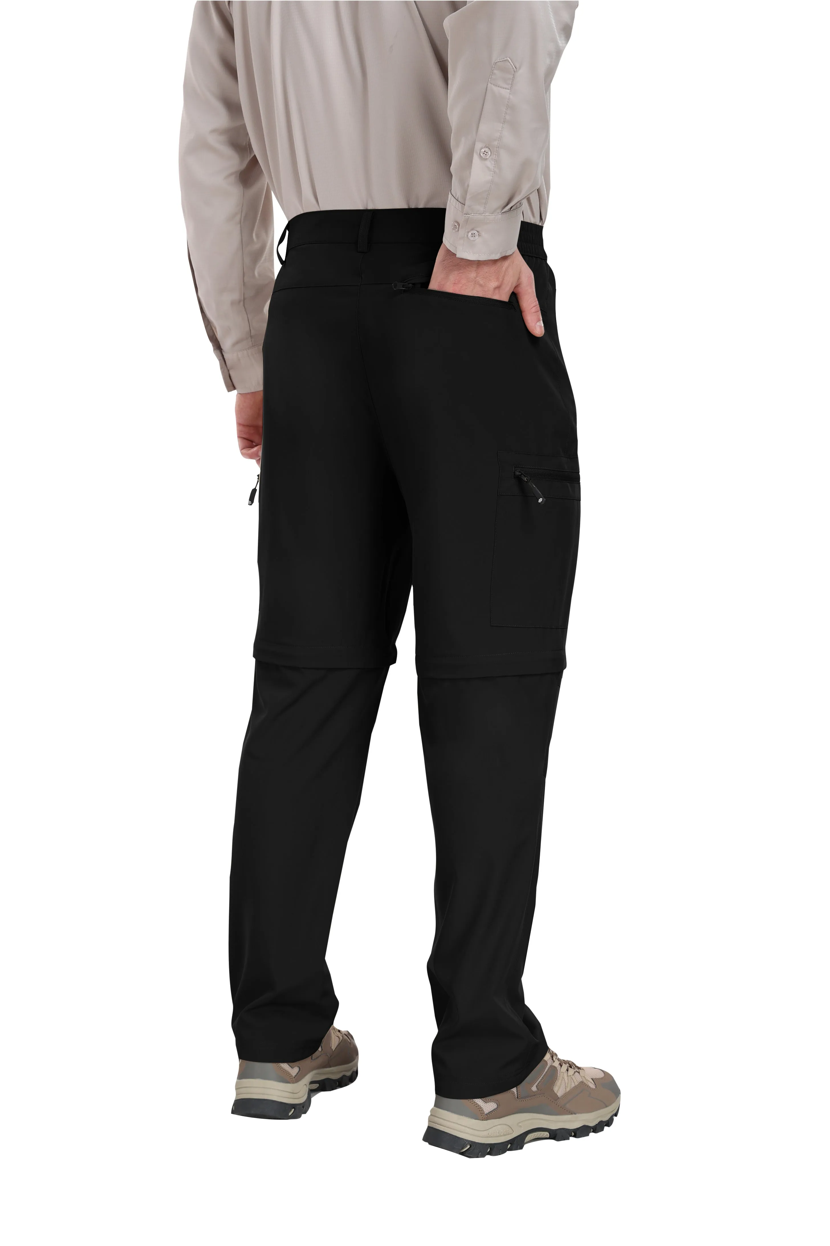 Men's outdoor hiking shorts and trousers
