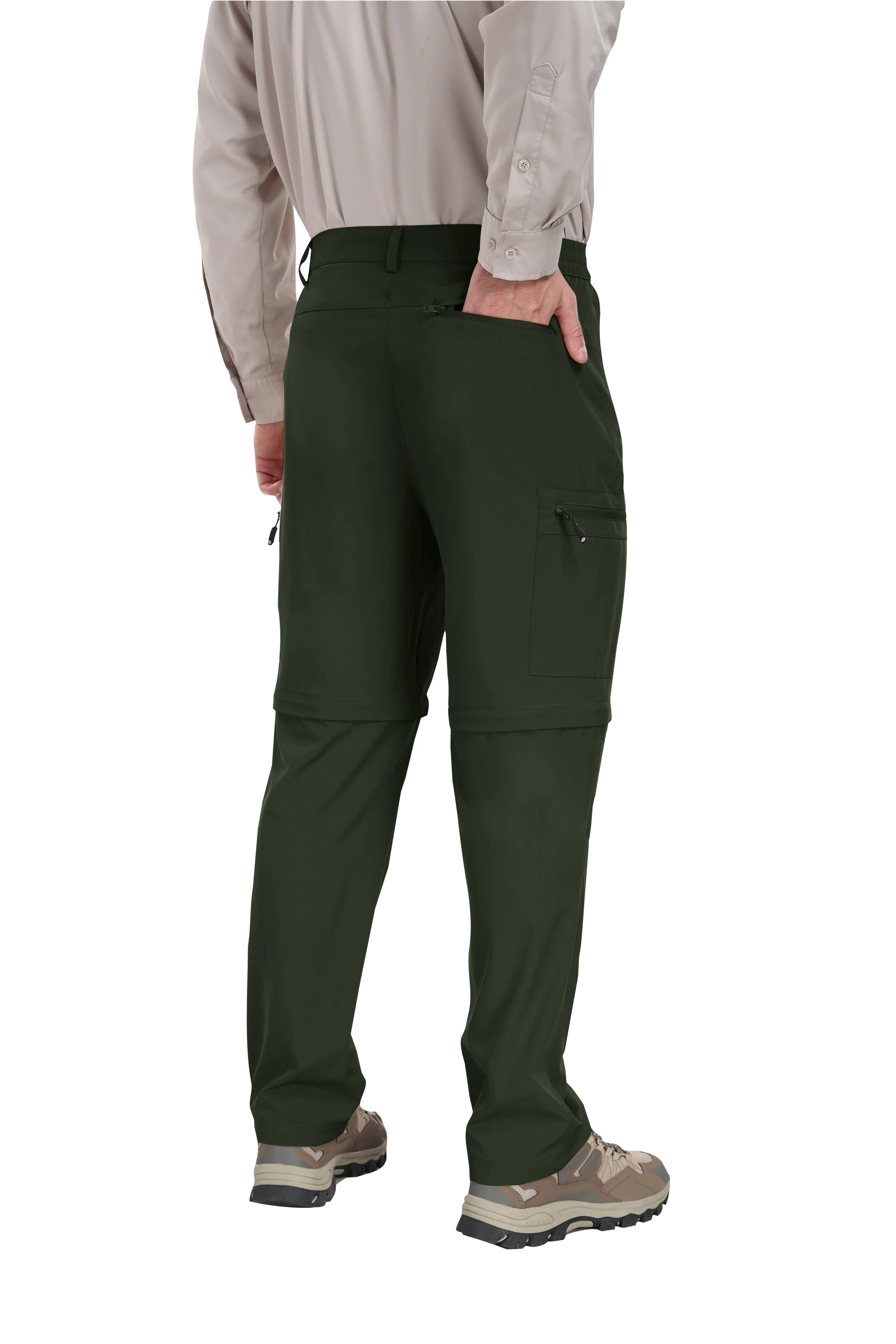 Men's outdoor hiking shorts and trousers