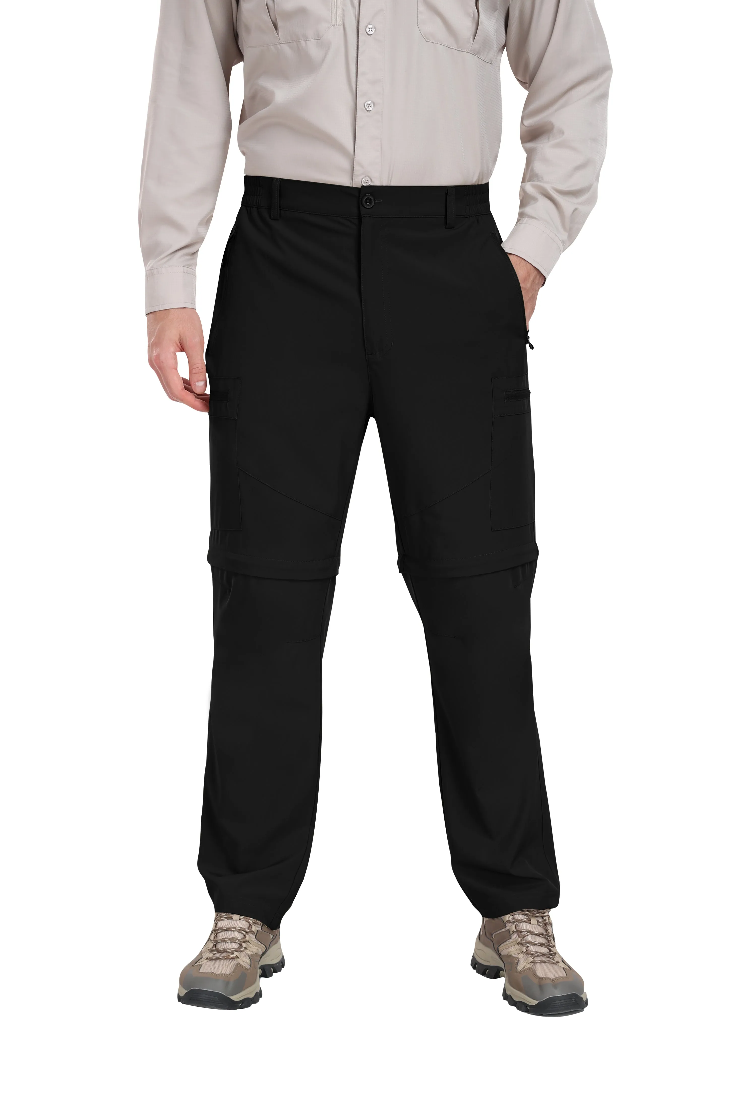Men's outdoor hiking shorts and trousers