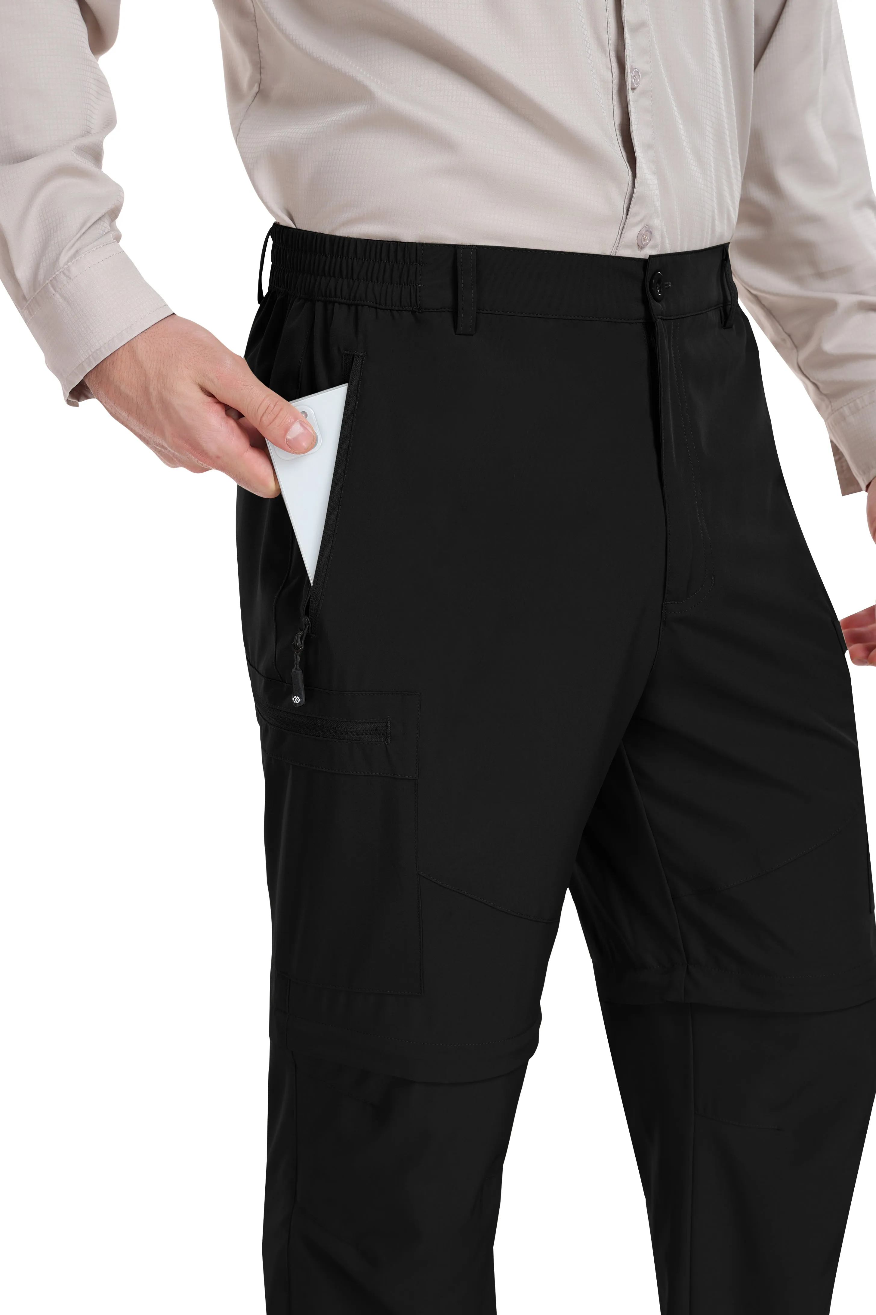 Men's outdoor hiking shorts and trousers