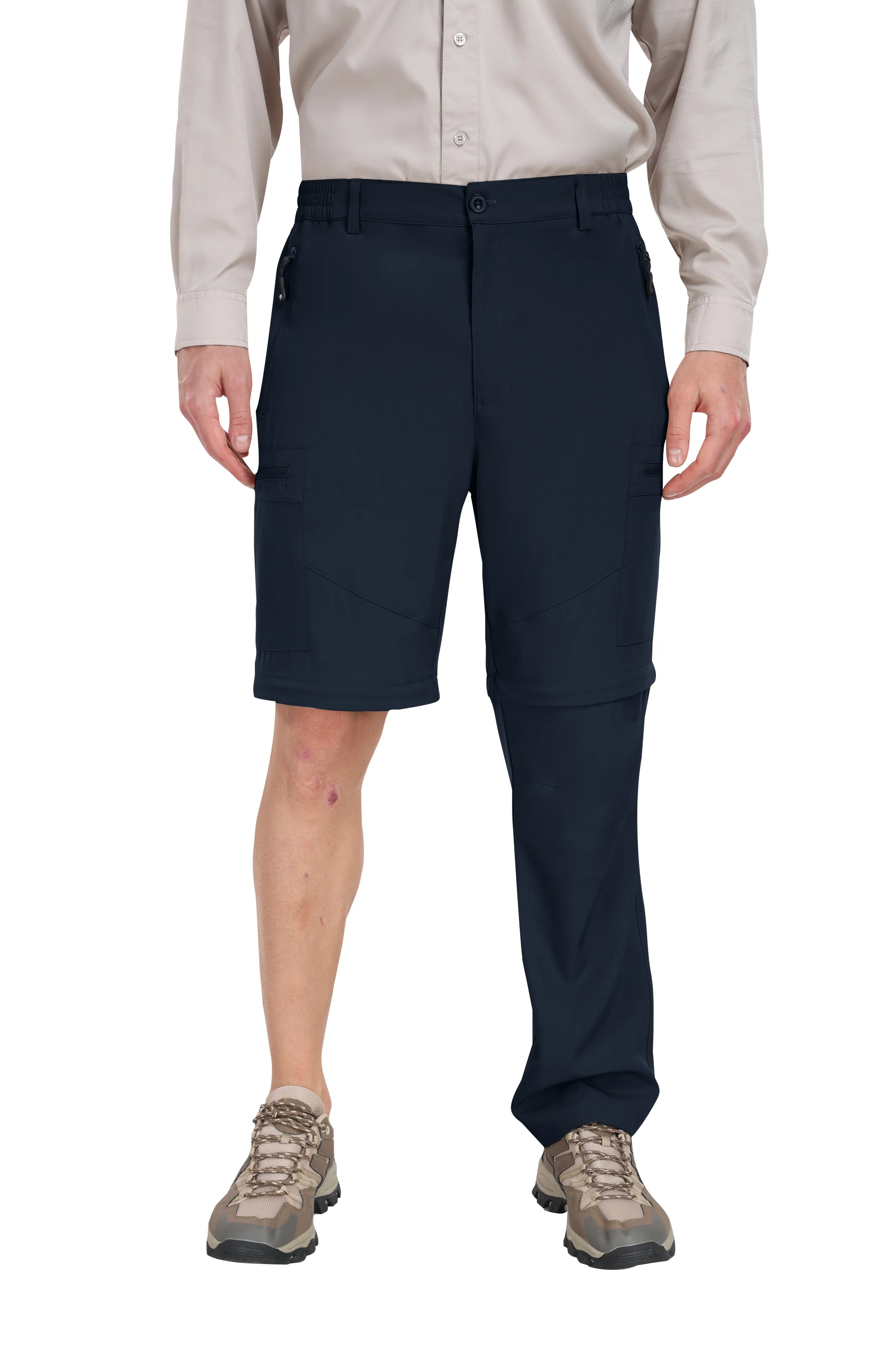 Men's outdoor hiking shorts and trousers